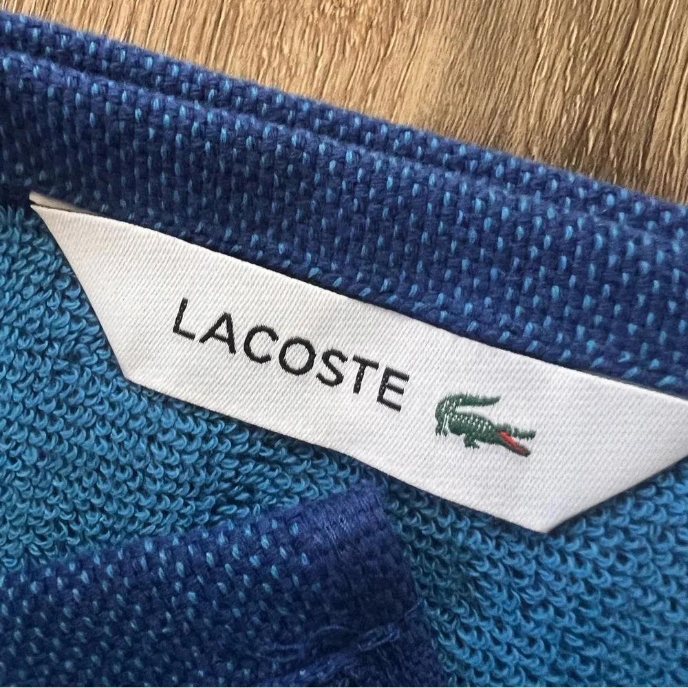 LACOSTE Logo Bath Towel 30x52in NWT